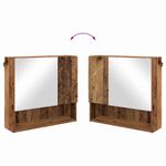 Casa si Gradina - Mobilier - Mobilier baie - Corpuri baie - Set de mobilier pentru baie 4 pcs Lemn vechi 61 x 35 x 64 cm - Infinity.ro