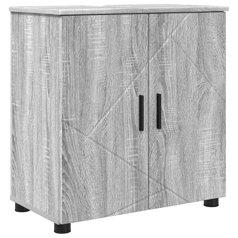 Casa si Gradina - Mobilier - Mobilier baie - Corpuri baie - Set de mobilier pentru baie 4 pcs sonoma gri 61 x 35 x 64 cm - Infinity.ro