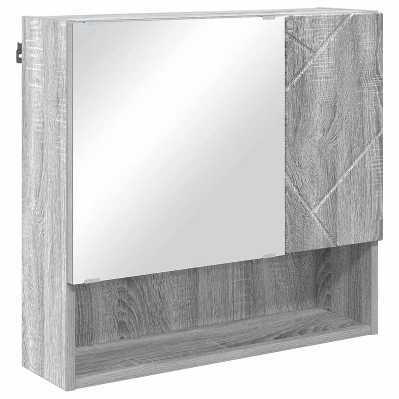 Casa si Gradina - Mobilier - Mobilier baie - Corpuri baie - Set de mobilier pentru baie 4 pcs sonoma gri 61 x 35 x 64 cm - Infinity.ro
