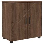 Casa si Gradina - Mobilier - Mobilier baie - Corpuri baie - Set de mobilier pentru baie 4 pcs Stejar brun 61 x 35 x 64 cm - Infinity.ro