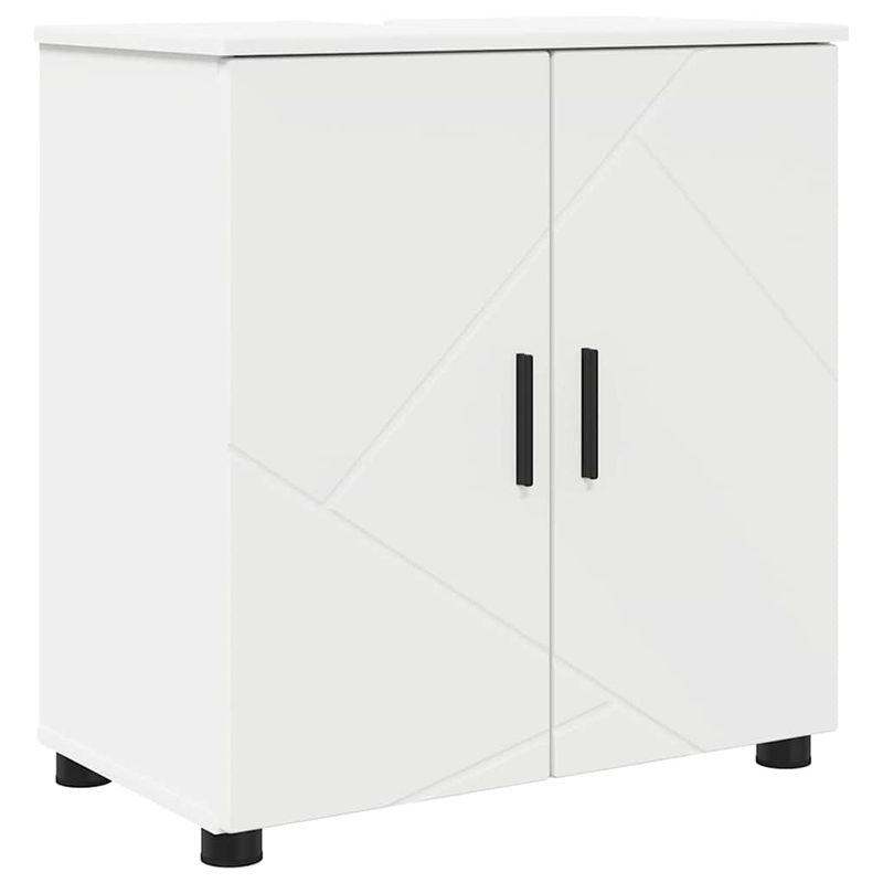 Casa si Gradina - Mobilier - Mobilier baie - Corpuri baie - Set de mobilier pentru baie Pe perete 4 pcs Alb 61 x 35 x 64 cm - Infinity.ro