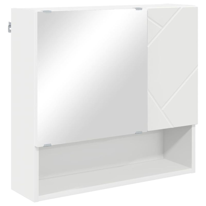Casa si Gradina - Mobilier - Mobilier baie - Corpuri baie - Set de mobilier pentru baie Pe perete 4 pcs Alb 61 x 35 x 64 cm - Infinity.ro