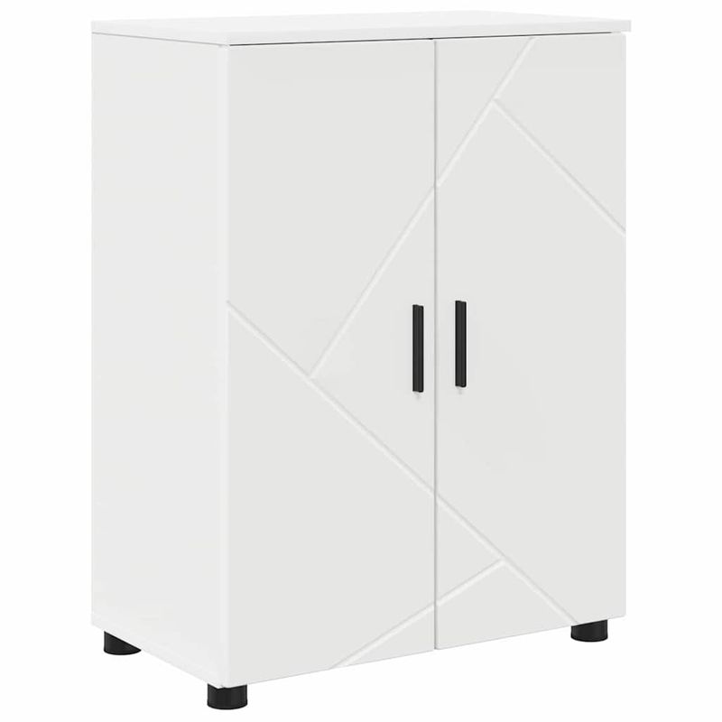 Casa si Gradina - Mobilier - Mobilier baie - Corpuri baie - Set de mobilier pentru baie Pe perete 4 pcs Alb 61 x 35 x 64 cm - Infinity.ro