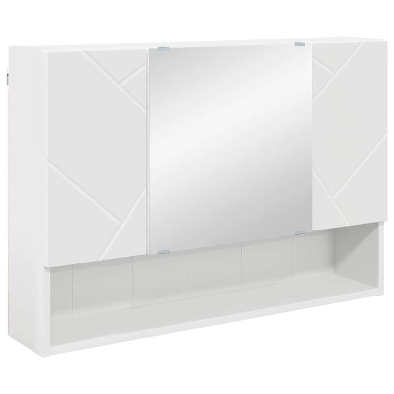 Casa si Gradina - Mobilier - Seturi de mobilier - Seturi baie - Set de mobilier pentru baie cu raft 5 pcs Alb 30 x 35 x 192 cm - Infinity.ro