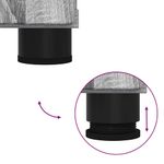 Casa si Gradina - Mobilier - Mobilier baie - Corpuri baie - Set de mobilier pentru baie 4 pcs sonoma gri 61 x 35 x 64 cm - Infinity.ro