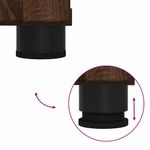 Casa si Gradina - Mobilier - Mobilier baie - Corpuri baie - Set de mobilier pentru baie 4 pcs Stejar brun 61 x 35 x 64 cm - Infinity.ro