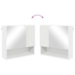 Casa si Gradina - Mobilier - Mobilier baie - Corpuri baie - Set de mobilier pentru baie Pe perete 4 pcs Alb 61 x 35 x 64 cm - Infinity.ro