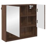 Casa si Gradina - Mobilier - Mobilier baie - Corpuri baie - Set de mobilier pentru baie 3 pcs Stejar brun 61 x 35 x 64 cm - Infinity.ro