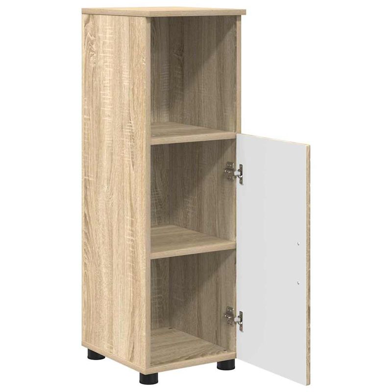 Casa si Gradina - Mobilier - Mobilier baie - Corpuri baie - Set de mobilier pentru baie 3 pcs Stejar sonoma 61 x 35 x 64 cm - Infinity.ro