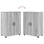 Casa si Gradina - Mobilier - Mobilier baie - Corpuri baie - Set de mobilier pentru baie 4 pcs sonoma gri 61 x 35 x 64 cm - Infinity.ro