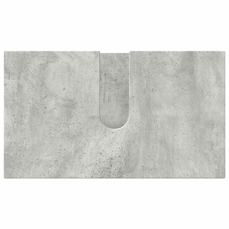 Casa si Gradina - Mobilier - Mobilier baie - Corpuri baie - Set de mobilier pentru baie 3 pcs Gri beton 61 x 35 x 64 cm - Infinity.ro
