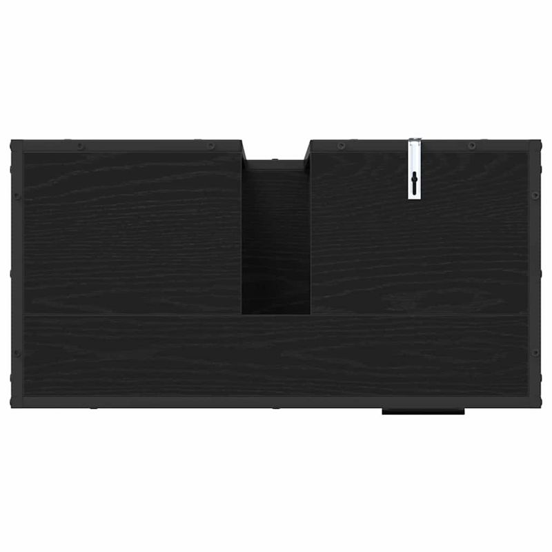 Casa si Gradina - Mobilier - Seturi de mobilier - Seturi baie - Set de mobilier pentru baie 2 pcs Stejar negru 65 x 33 x 60 cm - Infinity.ro