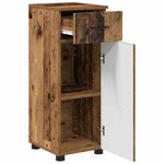 Casa si Gradina - Mobilier - Mobilier baie - Corpuri baie - Set de mobilier pentru baie 3 pcs Lemn vechi 61 x 35 x 64 cm - Infinity.ro