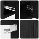 Casa si Gradina - Mobilier - Seturi de mobilier - Seturi baie - Set de mobilier pentru baie 2 pcs Stejar negru 65 x 33 x 60 cm - Infinity.ro