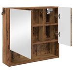 Casa si Gradina - Mobilier - Mobilier baie - Corpuri baie - Set de mobilier pentru baie 3 pcs Lemn vechi 61 x 35 x 64 cm - Infinity.ro