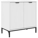 Casa si Gradina - Mobilier - Mobilier baie - Corpuri baie - Set de mobilier pentru baie Alb lucios Lemn de inginerie, Metal - Infinity.ro