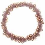 Casa si Gradina - Decoratiuni - Decoratiuni de sezon - Ghirlanda cu globuri de Craciun Rose Gold 186 cm Polistiren - Infinity.ro