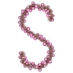 Casa si Gradina - Decoratiuni - Decoratiuni de sezon - Ghirlanda cu globuri de Craciun Roz 186 cm Polistiren - Infinity.ro