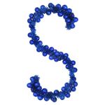 Casa si Gradina - Decoratiuni - Decoratiuni de sezon - Ghirlanda cu globuri de Craciun albastru 186 cm Polistiren - Infinity.ro