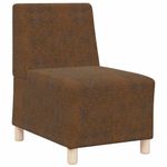 Casa si Gradina - Mobilier - Canapele si coltare - Canapele - Canapea modulara fara manere Maro 55 x 74 x 82 cm - Infinity.ro