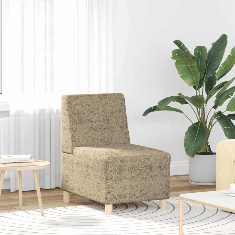Casa si Gradina - Mobilier - Canapele si coltare - Canapele - Canapea modulara fara manere Gri deschis 55 x 74 x 82 cm - Infinity.ro