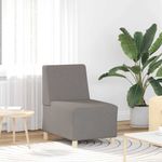 Casa si Gradina - Mobilier - Canapele si coltare - Canapele - Canapea modulara fara manere 2 pcs Gri taupe - Infinity.ro