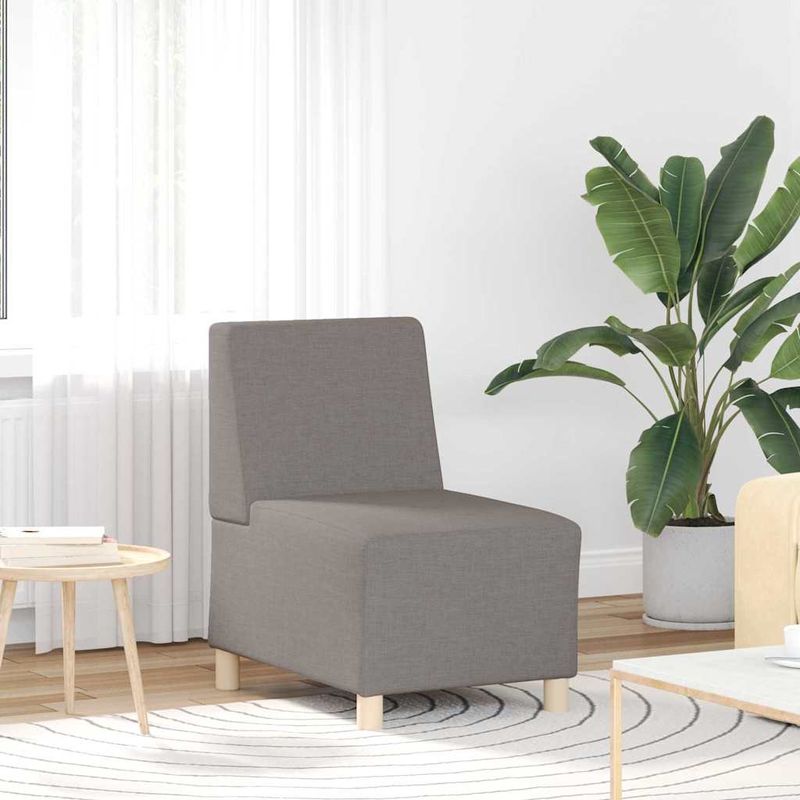 Casa si Gradina - Mobilier - Canapele si coltare - Canapele - Canapea modulara fara manere 2 pcs Gri taupe - Infinity.ro