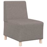 Casa si Gradina - Mobilier - Canapele si coltare - Canapele - Canapea modulara fara manere 2 pcs Gri taupe - Infinity.ro