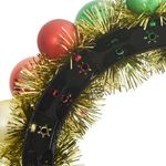 Casa si Gradina - Decoratiuni - Decoratiuni de sezon - Coronite cu globuri de Craciun 2 pcs Multicolour 33 x 33 x 7 cm - Infinity.ro