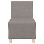 Casa si Gradina - Mobilier - Canapele si coltare - Canapele - Canapea modulara fara manere 2 pcs Gri taupe - Infinity.ro