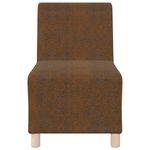 Casa si Gradina - Mobilier - Canapele si coltare - Canapele - Canapea modulara fara manere Maro 55 x 74 x 82 cm - Infinity.ro