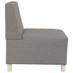 Casa si Gradina - Mobilier - Canapele si coltare - Canapele - Canapea modulara fara manere 2 pcs Gri taupe - Infinity.ro