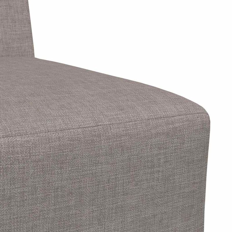 Casa si Gradina - Mobilier - Canapele si coltare - Canapele - Canapea modulara fara manere 2 pcs Gri taupe - Infinity.ro