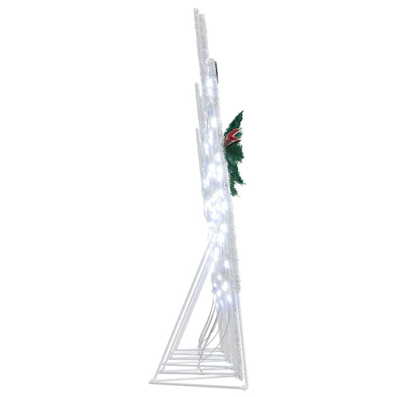 Casa si Gradina - Decoratiuni - Decoratiuni de sezon - Decoratiune cu reni, 6 pcs Alb 45 x 19 x 65 cm tesatura - Infinity.ro