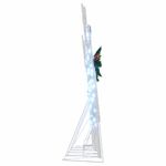 Casa si Gradina - Decoratiuni - Decoratiuni de sezon - Decoratiune cu reni, 5 pcs Argintiu tesatura - Infinity.ro