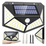 Casa si Gradina - Corpuri si surse de iluminat - Iluminat exterior - Lampi solare - Lampa solara de exterior N2L Store®, 236 LED-uri, senzor de miscare, 3 moduri de iluminare, IP65 - Infinity.ro