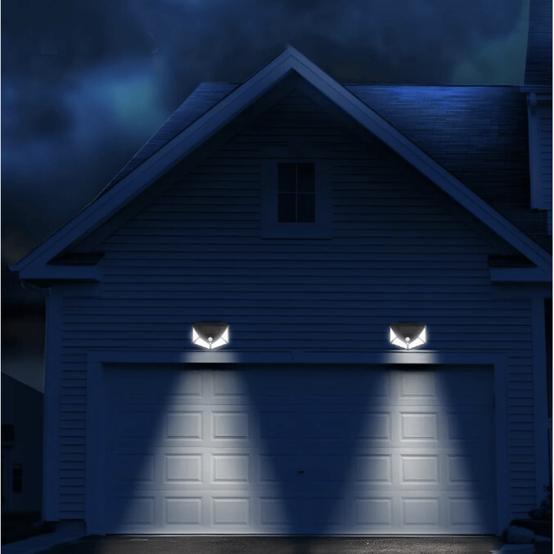 Casa si Gradina - Corpuri si surse de iluminat - Iluminat exterior - Lampi solare - Lampa solara de exterior N2L Store®, 236 LED-uri, senzor de miscare, 3 moduri de iluminare, IP65 - Infinity.ro