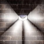 Casa si Gradina - Corpuri si surse de iluminat - Iluminat exterior - Lampi solare - Lampa solara de exterior N2L Store®, 236 LED-uri, senzor de miscare, 3 moduri de iluminare, IP65 - Infinity.ro