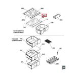 Electronice si Electrocasnice - Aparate frigorifice - Accesorii aparate frigorifice - Profil raft fata 45cm C00866301 Beko Arctic 4617490200 - Infinity.ro