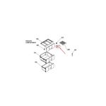 Electronice si Electrocasnice - Aparate frigorifice - Accesorii aparate frigorifice - Usa rabatabila 42 x 18 cm combina frigorifica C00894914 Beko 4551630200 - Infinity.ro