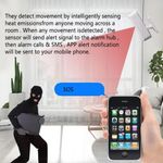 Casa si Gradina - Electrice - Smart Home - Alarme si accesorii - Detector de senzor de mișcare PIR wireless 433MHz cu imunitate la animale de companie, 15kg, EV1527 - Infinity.ro