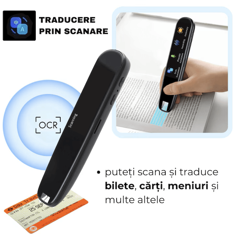 Laptop, Telefoane si Tablete - Wearables si gadgeturi - Gadgeturi - Accesorii SMART - Traducator N2L Store®, inteligent, cu AI, 112 limbi online/offline, ecran tactil, Bluetooth - Infinity.ro