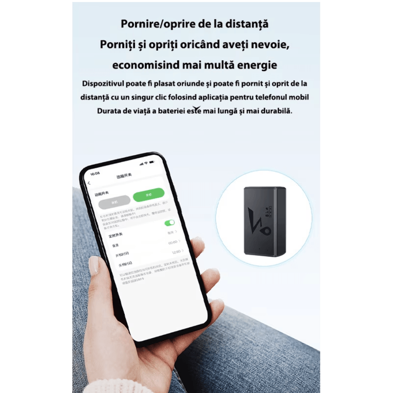Laptop, Telefoane si Tablete - Wearables si gadgeturi - Gadgeturi - Dispozitive spionaj - GPS Tracker auto N2L Store®, 4G+2G, magnetic, portabil, standby 45 zile, anti-furt - Infinity.ro