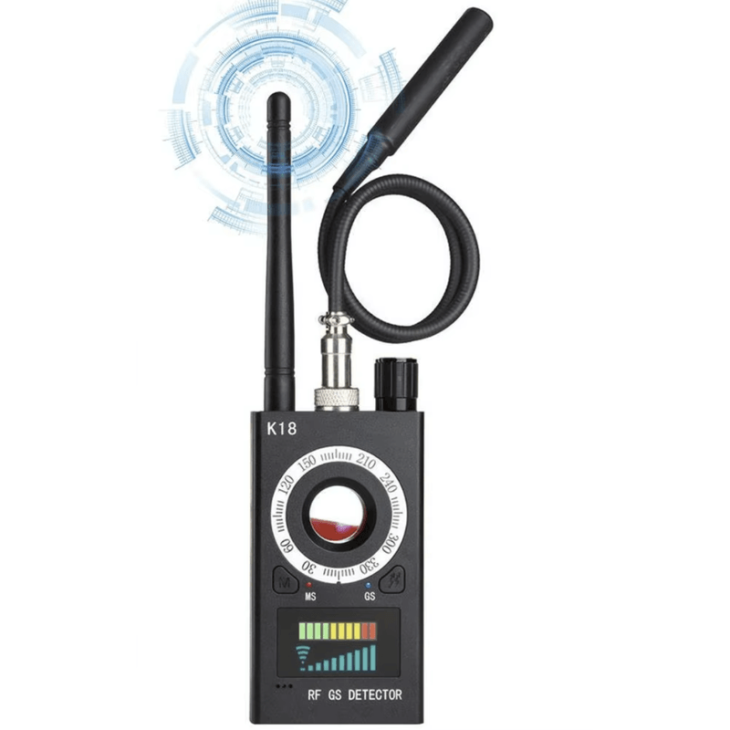 Auto si Moto - Electronice auto - Navigatii GPS - Detector Aparate Spionaj K18, N2L Store®, Camere/Microfoane/Localizatoare GPS sau GSM, Autonomie 24 Ore, Anti-Spy, Negru - Infinity.ro