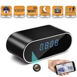 Laptop, Telefoane si Tablete - Wearables si gadgeturi - Gadgeturi - Dispozitive spionaj - Camera spion N2L Store® in ceas desteptator, Wi-Fi, 1080P, unghi 160°, infrarosu - Infinity.ro