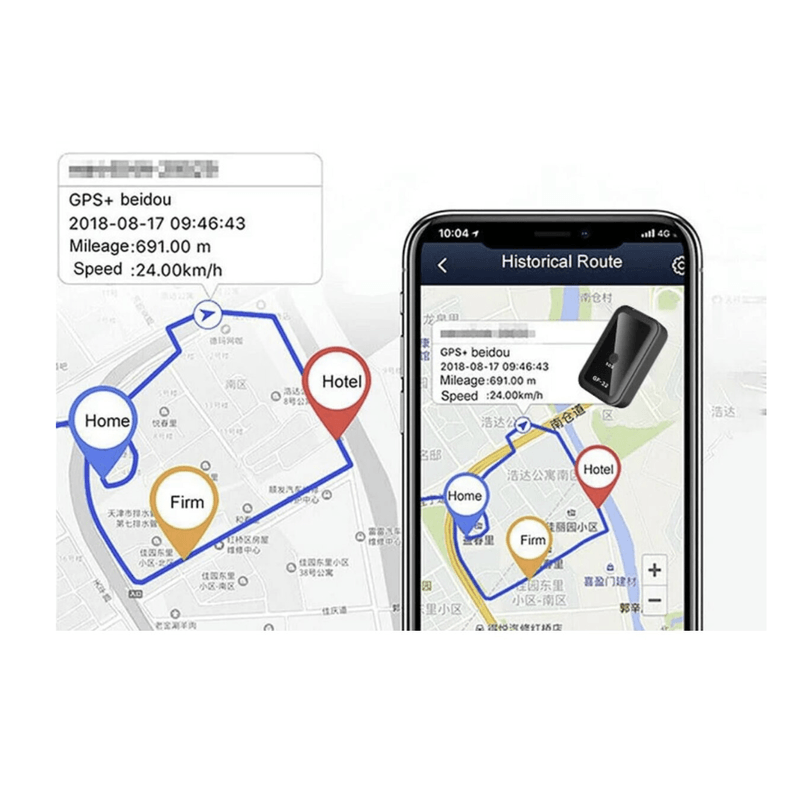 Laptop, Telefoane si Tablete - Wearables si gadgeturi - Gadgeturi - Dispozitive spionaj - GPS Tracker Mini GF-22 N2L Store®, 2G, magnetic, buton panica, monitorizare in timp real - Infinity.ro