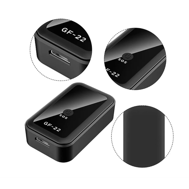Laptop, Telefoane si Tablete - Wearables si gadgeturi - Gadgeturi - Dispozitive spionaj - GPS Tracker Mini GF-22 N2L Store®, 2G, magnetic, buton panica, monitorizare in timp real - Infinity.ro