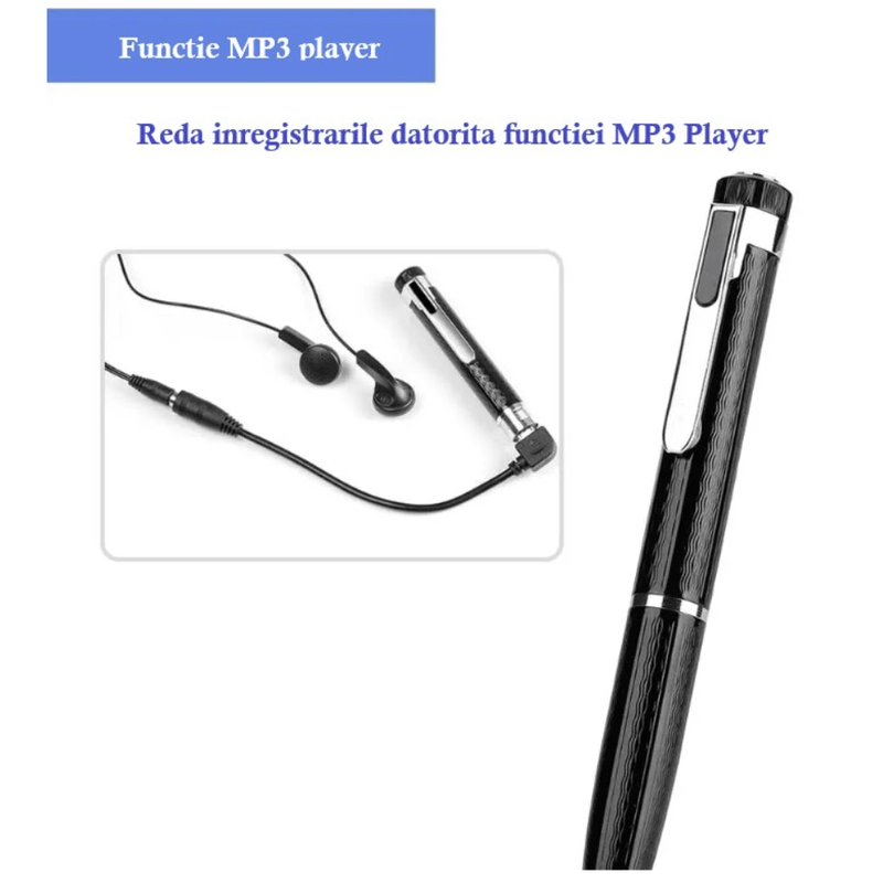 Laptop, Telefoane si Tablete - Wearables si gadgeturi - Gadgeturi - Dispozitive spionaj - Reportofon spion N2L Store®, ascuns in pix, 8GB, activare vocala, inregistrare 360° - Infinity.ro