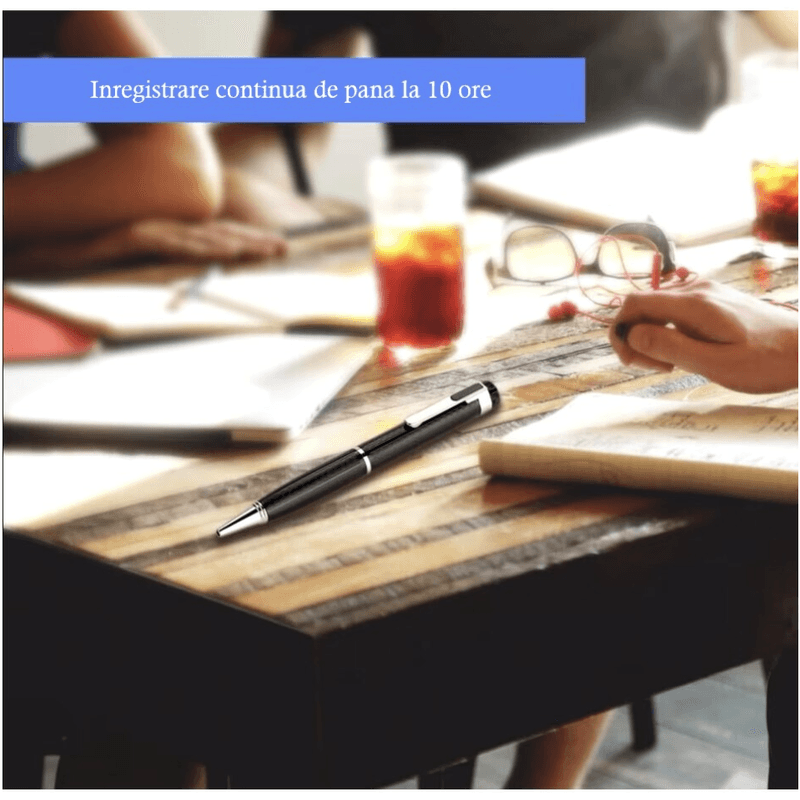 Laptop, Telefoane si Tablete - Wearables si gadgeturi - Gadgeturi - Dispozitive spionaj - Reportofon spion N2L Store®, ascuns in pix, 8GB, activare vocala, inregistrare 360° - Infinity.ro