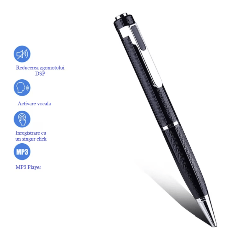 Laptop, Telefoane si Tablete - Wearables si gadgeturi - Gadgeturi - Dispozitive spionaj - Reportofon spion N2L Store®, ascuns in pix, 8GB, activare vocala, inregistrare 360° - Infinity.ro